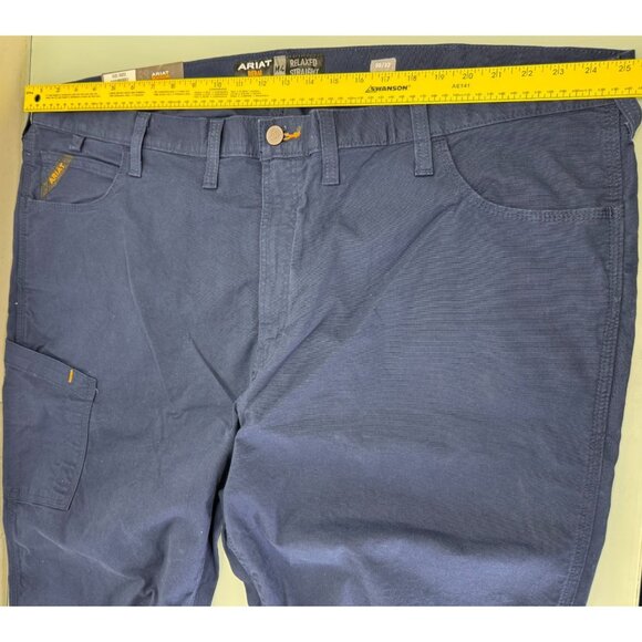 Ariat Pants 50X32 Rebar M4 Relaxed Straight Stretch Utility Carpenter Workwear - Picture 8 of 16